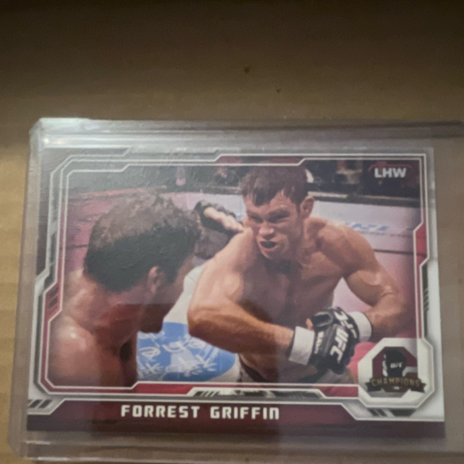 Forrest Griffin 2014 Topps UFC Champions Base #183 Red