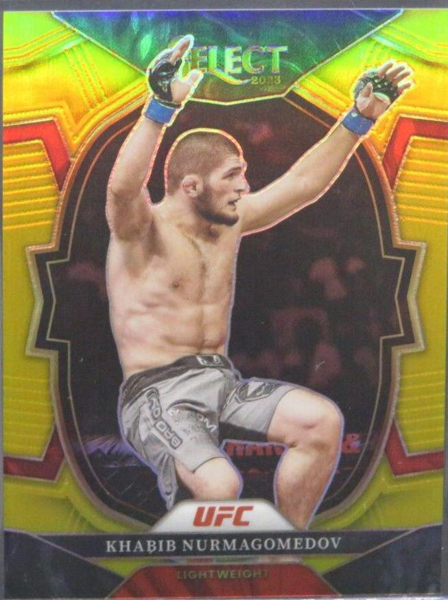Khabib Nurmagomedov 2023 Panini Select UFC Mezzanine #326 Gold