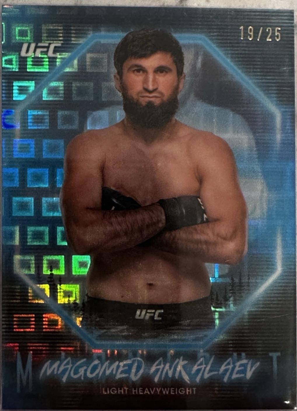 Magomed Ankalaev 2025 Topps Midnight UFC Base #78 Moonrise