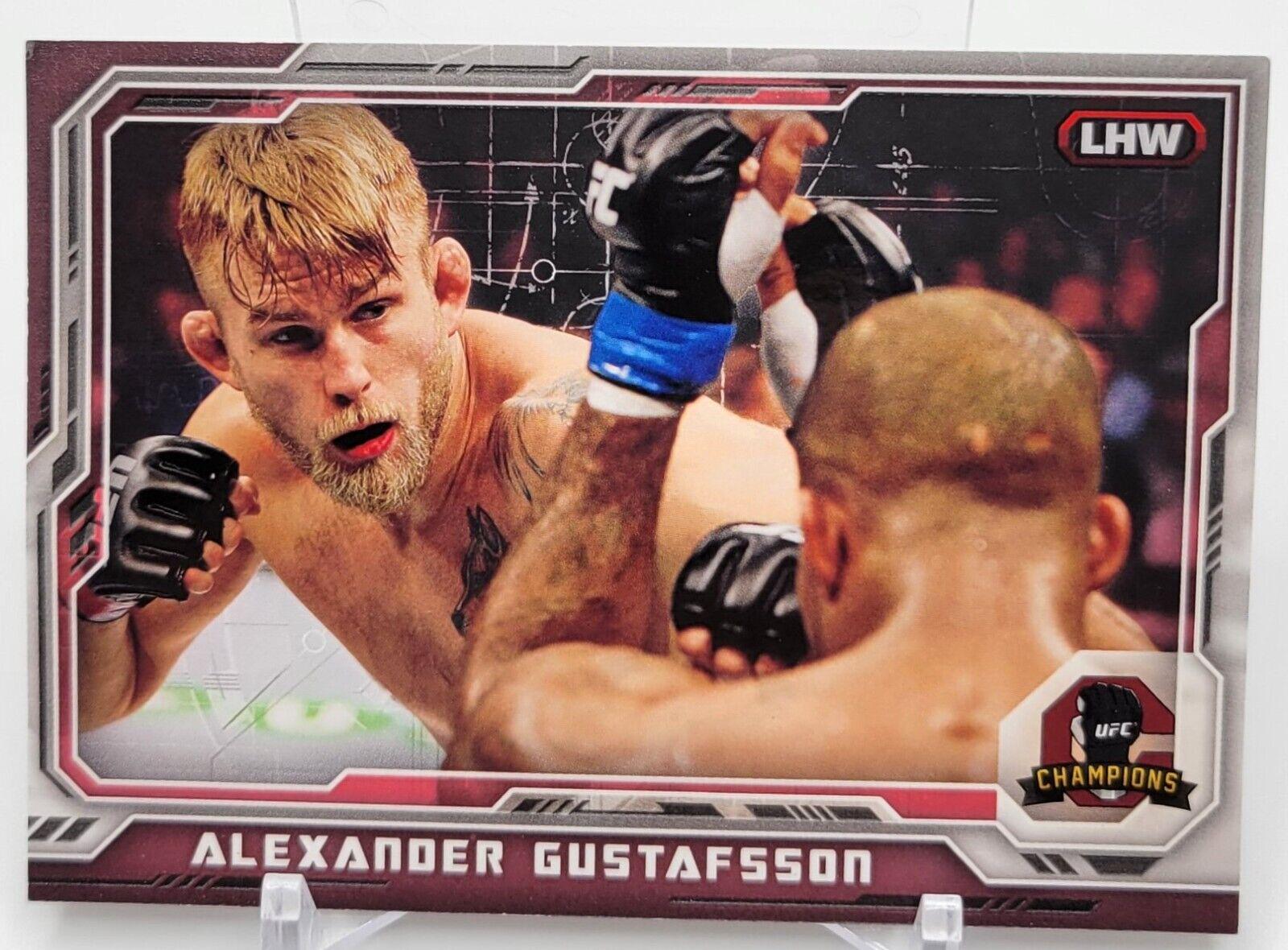 Alexander Gustafsson 2014 Topps UFC Champions Base #140 Black