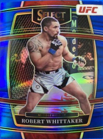 Robert Whittaker 2022 Panini Select UFC Concourse #27 Blue
