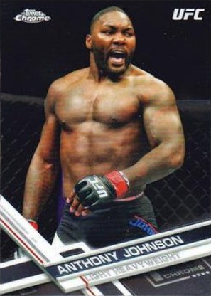 Anthony Johnson 2017 Topps Chrome UFC Base #57 Gold