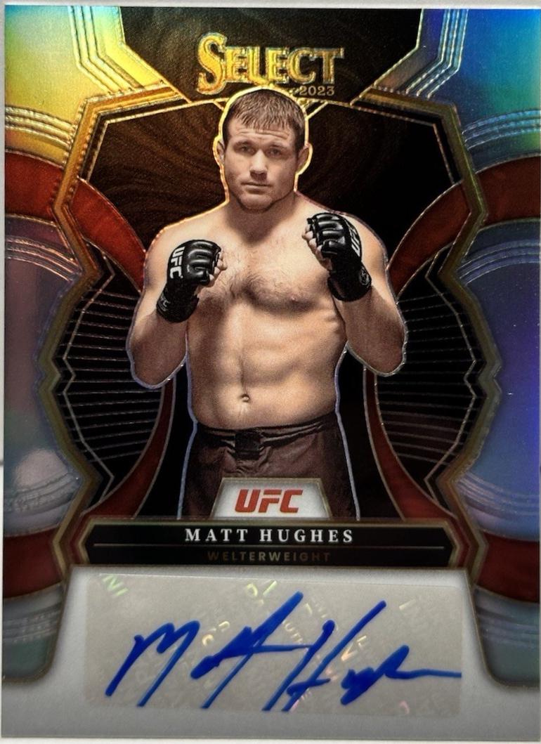 Matt Hughes 2023 Panini Select UFC Signatures #36 Disco
