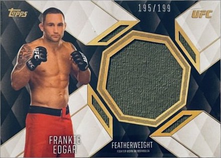Frankie Edgar 2016 Topps UFC Top of the Class Top of the Class Relics #TCR-FE Silver