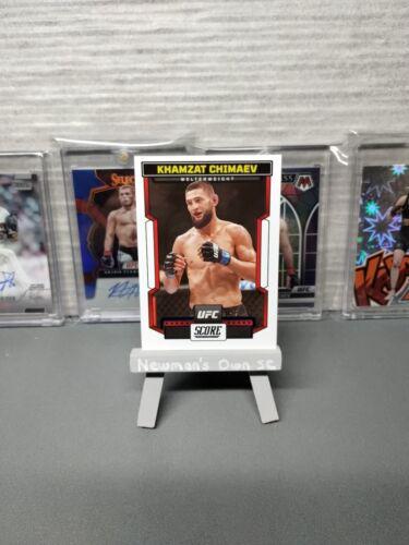 Khamzat Chimaev 2023 Panini Chronicles UFC Base Score #194 Blue