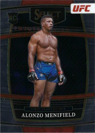 Alonzo Menifield 2022 Panini Select UFC Concourse #4 Black Disco