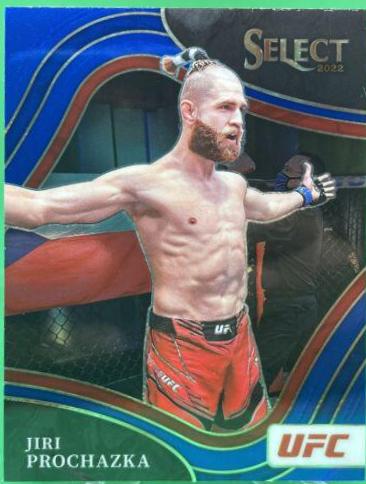 Jiri Prochazka 2022 Panini Select UFC Octagonside #208 Blue Prizm