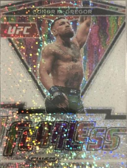 Conor McGregor 2022 Panini Prizm UFC Fearless #7 White Sparkle