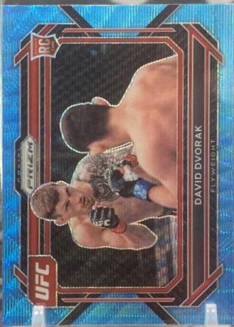 David Dvorak 2023 Panini Prizm UFC Base #70 Blue Wave