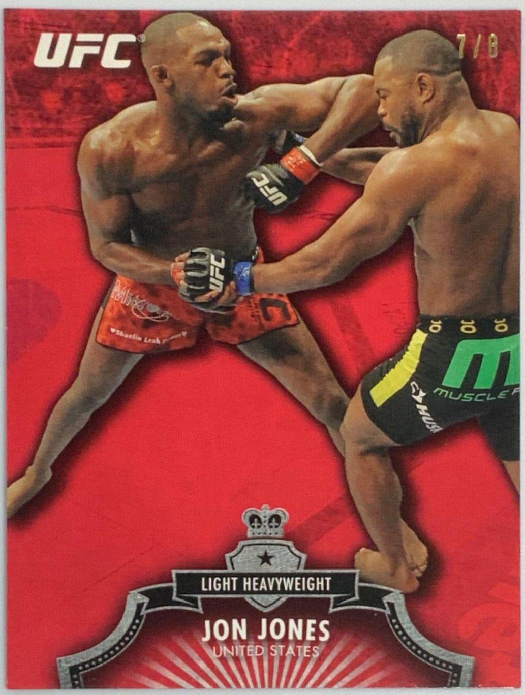 Jon Jones 2012 Topps UFC Bloodlines Base #75 Red