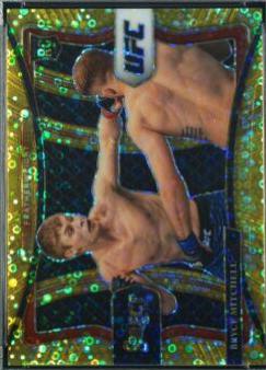 Bryce Mitchell 2021 Panini Select UFC Octagonside #277 Gold Disco