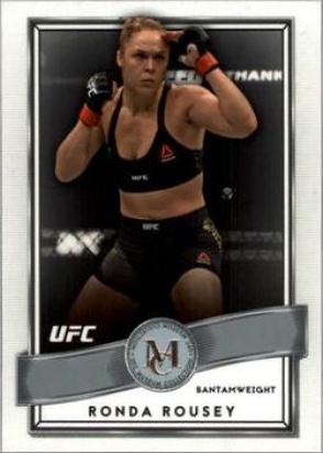 Ronda Rousey 2016 Topps UFC Museum Collection Base #10 Emerald