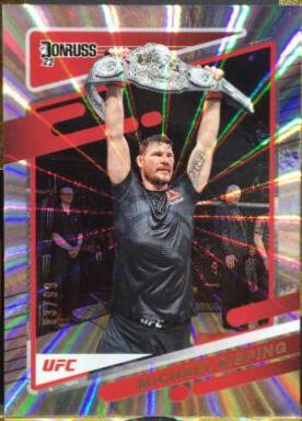 Michael Bisping 2022 Panini Donruss UFC Base #152 Laser