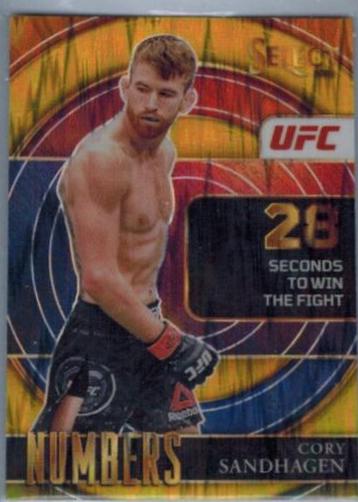 Cory Sandhagen 2022 Panini Select UFC Select Numbers #6 Gold