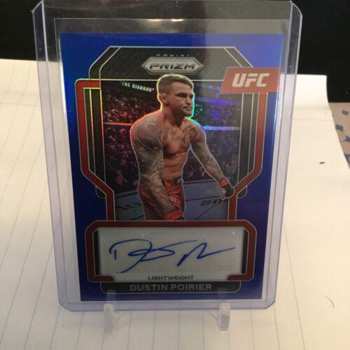 Dustin Poirier 2022 Panini Prizm UFC Signatures #20 Blue