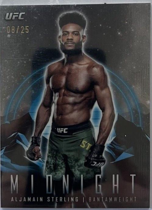 Aljamain Sterling 2024 Topps Midnight UFC Base #96 Moonrise