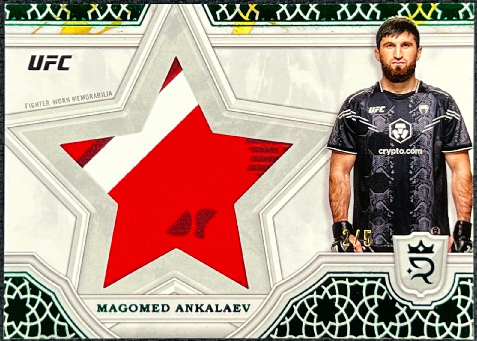 Magomed Ankalaev 2024 Topps Royalty UFC Star Relics #SRR-7 Green