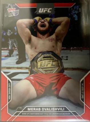 Merab Dvalishvili 2024 Topps Noche UFC Base #2 Red