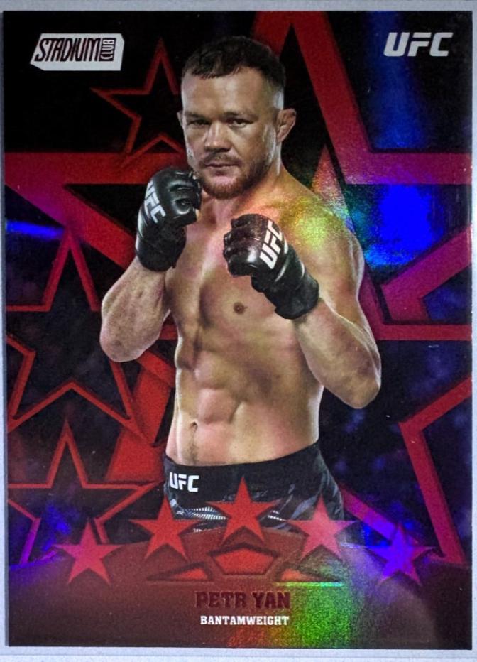 Petr Yan 2025 Topps Stadium Club UFC Special Forces #SF-1 Red