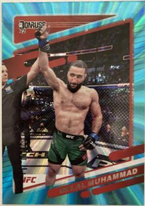Belal Muhammad 2022 Panini Donruss UFC Base #15 Teal