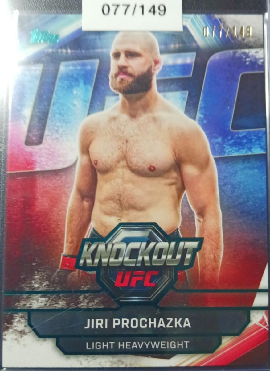 Jiri Prochazka 2026 Topps Knockout UFC Base #13 Teal