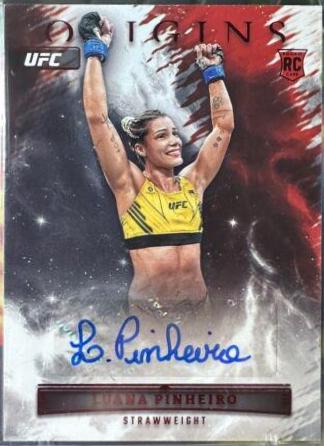 Luana Pinheiro 2023 Panini Chronicles UFC Origins Autographs #9 Red