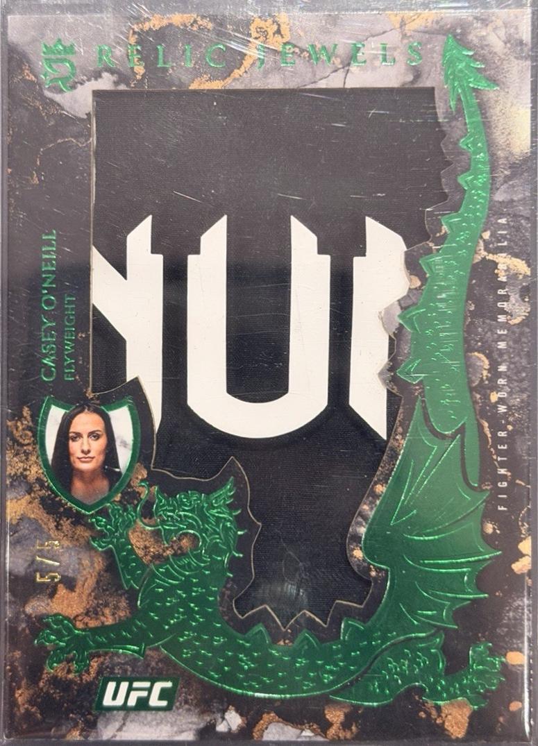 Casey O'Neill 2025 Topps Royalty UFC Relic Jewels #RJ-CO Green