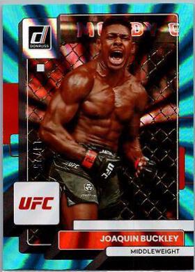 Joaquin Buckley 2023 Panini Donruss UFC Base #24 Teal Laser