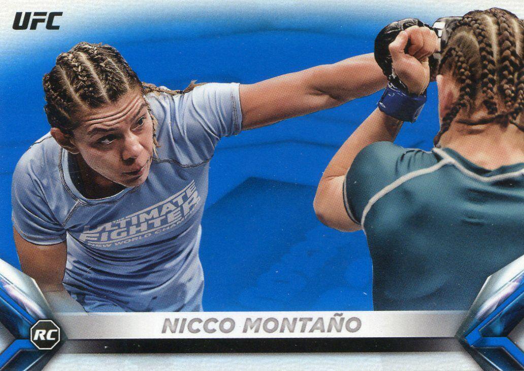Nicco Montaño 2018 Topps UFC Knockout Base #99 Blue