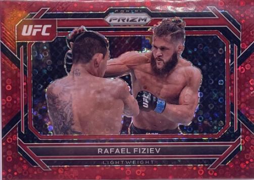 Rafael Fiziev 2023 Panini Prizm Under Card UFC Base #1 Red