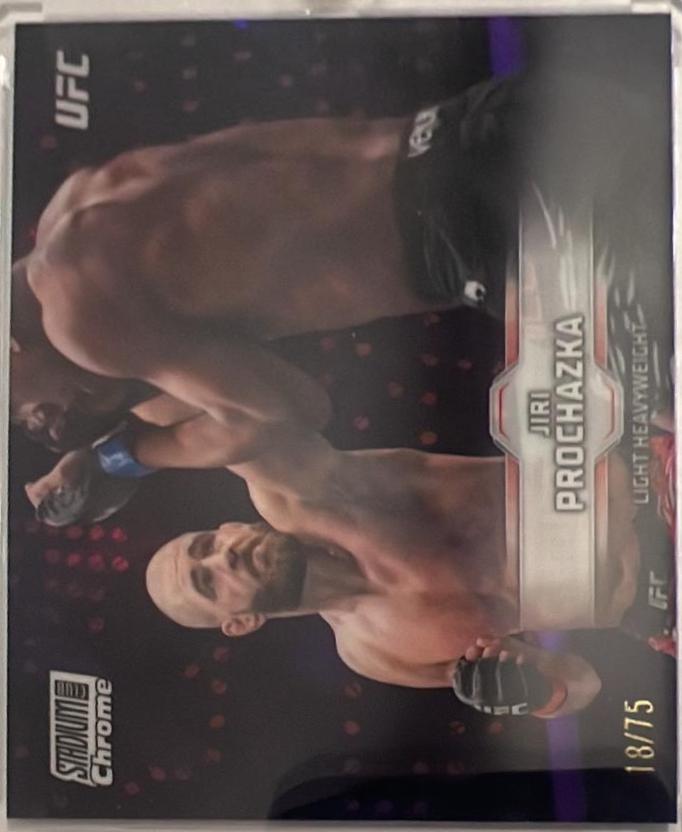 Jiri Prochazka 2026 Topps Stadium Club UFC Chrome Base #CB-43 Refractor