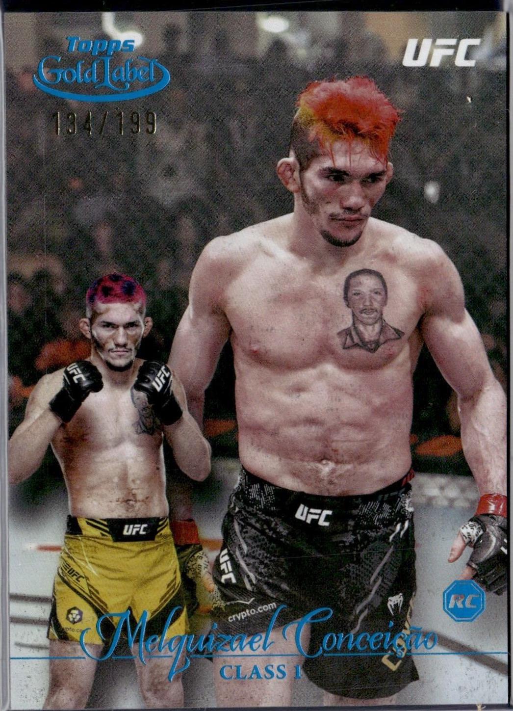 Melquizael Conceição 2024 Topps Gold Label UFC Base Class I #61 Blue