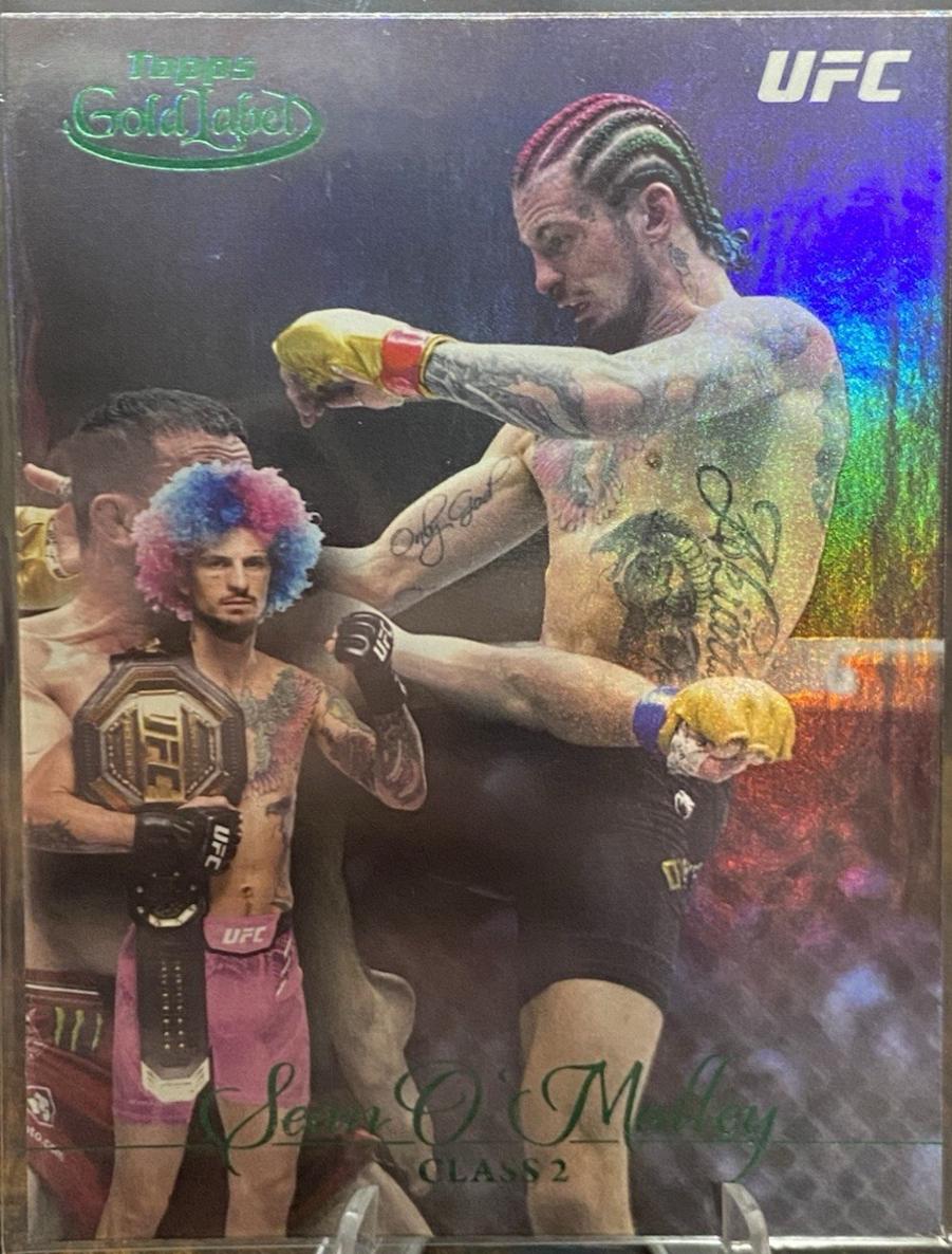 Sean O'Malley 2024 Topps Gold Label UFC Base Class II #47 Green