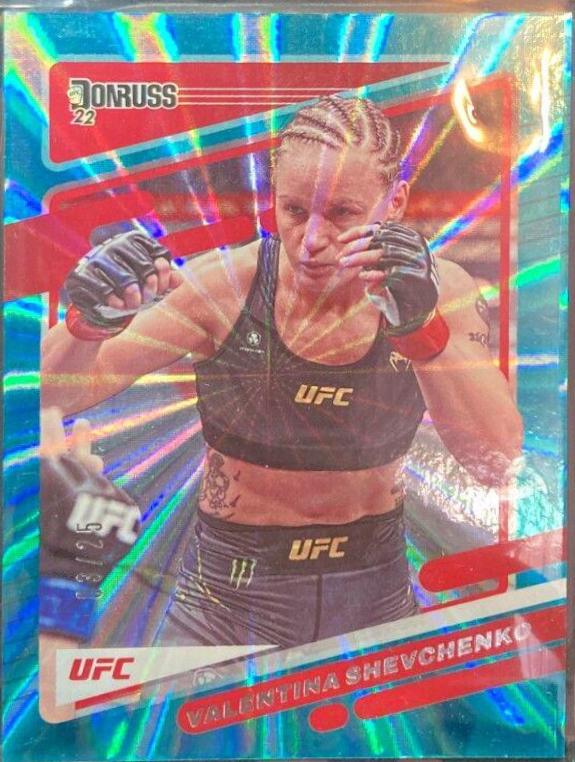 Valentina Shevchenko 2022 Panini Donruss UFC Base #40 Teal