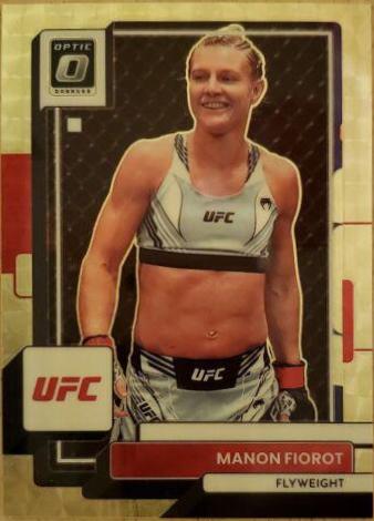 Manon Fiorot 2023 Panini Donruss Optic UFC Base #98 Gold Vinyl