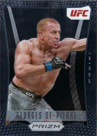 Georges St-Pierre 2022 Panini Prizm UFC Prizm Flashback #10 Black