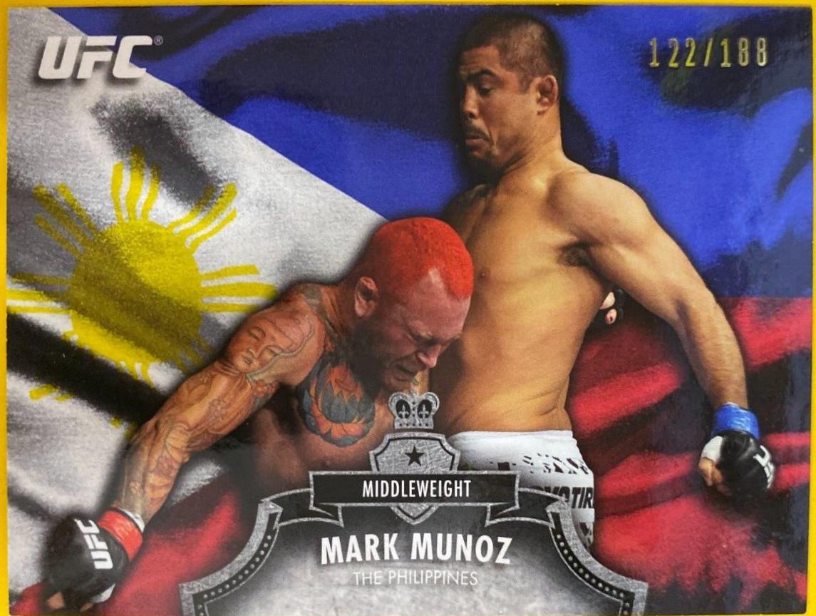 Mark Muñoz 2012 Topps UFC Bloodlines Base #5 Flag