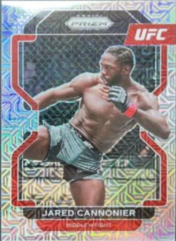 Jared Cannonier 2022 Panini Prizm UFC Base #155 Mojo