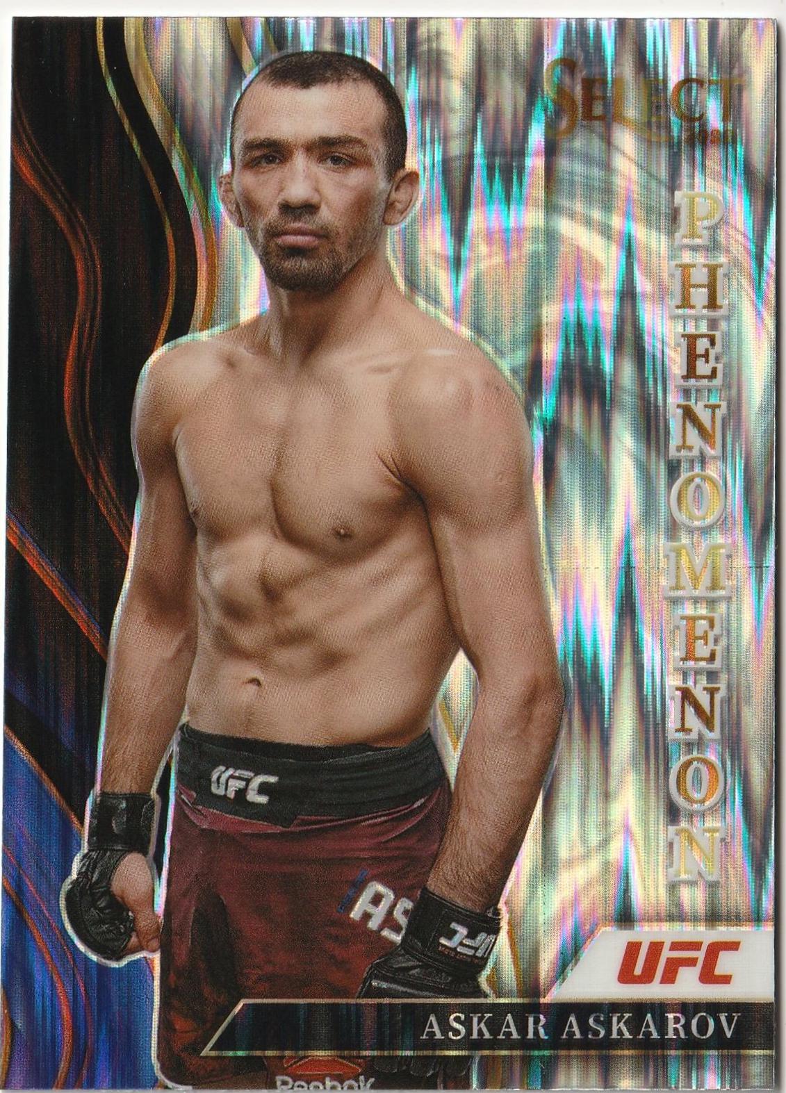 Askar Askarov 2022 Panini Select UFC Phenomenon #4 Flash