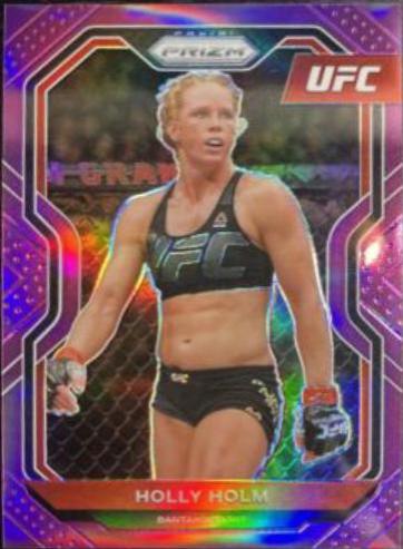 Holly Holm 2021 Panini Prizm UFC Base #4 Purple