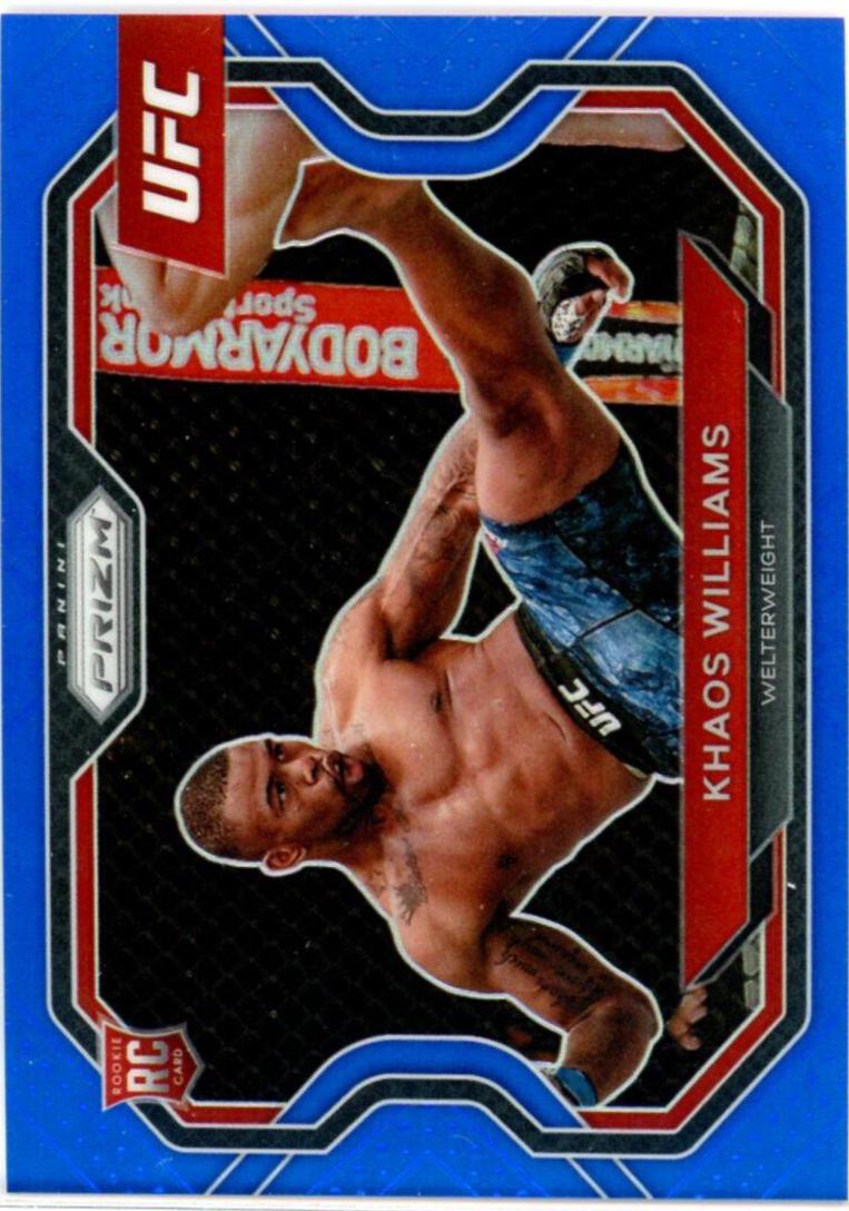 Khaos Williams 2021 Panini Prizm UFC Base #179 Blue