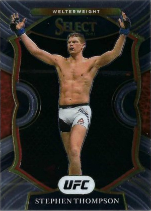 Stephen Thompson 2021 Panini Select UFC Concourse #51 Green