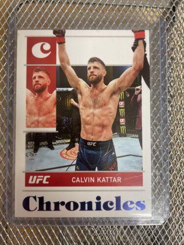 Calvin Kattar 2022 Panini Chronicles UFC Base Chronicles #46 Green