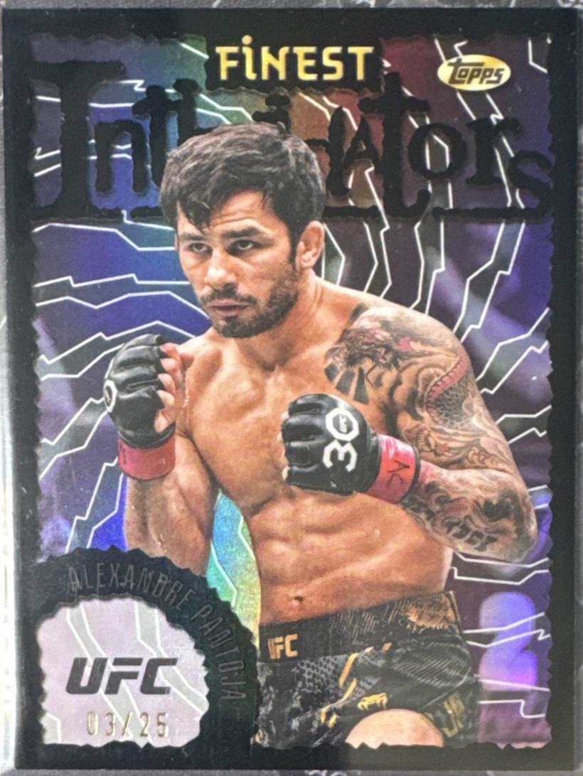 Alexandre Pantoja 2024 Topps Finest UFC Intimidators #INT-8 Black Refractor