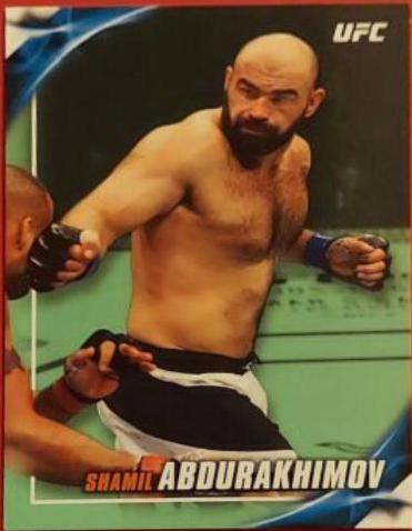 Shamil Abdurakhimov 2019 Topps UFC Knockout Base #77 Green