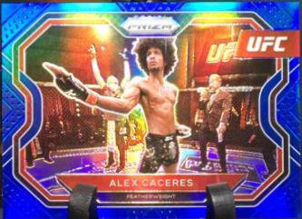Alex Caceres 2021 Panini Prizm UFC Base #112 Blue