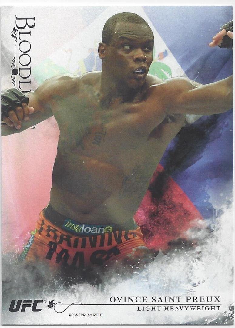 Ovince Saint Preux 2014 Topps UFC Bloodlines Base #134 Flag