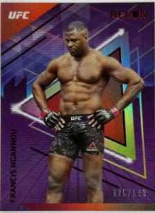 Francis Ngannou 2022 Panini Chronicles UFC Base Recon #233 Red