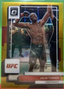 Jalin Turner 2023 Panini Donruss Optic UFC Base #54 Gold