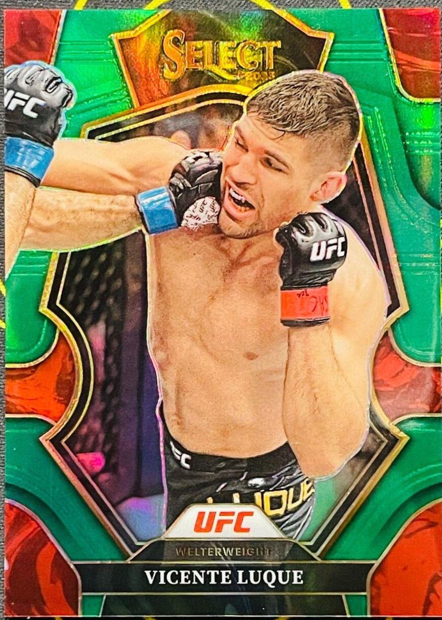 Vicente Luque 2023 Panini Select UFC Premier Level #123 Green